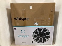 2 X WHISPER FAN VENTILATORS APPROX TOTAL RRP-£260