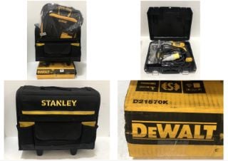 3 X ASSORTED TOOLS/ACCESSORIES TO INCLUDE DEWALT DIAMOND DRILL D21570K