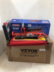 7 X ASSORTED ITEMS TO INCLUDE FAITHFULL TILE CUTTER