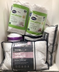 6 X ASSORTED BEDDING TO INCLUDE SILENTNIGHT LUXURY SOFT AS SILK SINGLE DUVET 10.5 TOG