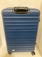 BASICS DEEP BLUE LARGE SUITCASE 4-WHEEL