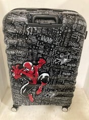 AMERICAN TOURISTER WAVEBREAKER DISNEY SPIN 77/28 MARVEL SPIDERMAN SKETCH SUITCASE - RRP £189