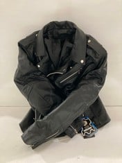 CYCLE ALPHA GEAR LEATHER JACKET WITH PADDING SIZE L