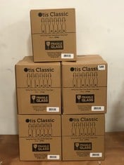 9 X TIS CLASSIC SWING TOP CLEAR GLASS BOTTLES 16 OZ