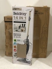 3 X ASSORTED ITEMS TO INCLUDE BELDREY 4 IN 1 STEAM CLEANER