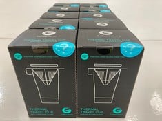 10 X COFFEEGATOR THERMAL TRAVEL CUP