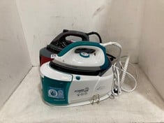 MORPHY RICHARDS 2400W POWER STEAM ELITE+ STEAM GENERATOR IRON BLACK/RED 332013 - RRP £229 TO INCLUDE MORPHY RICHARDS 2400W POWER STEAM ELITE STEAM GENERATOR IRON WHITE/GREEN 332014 - RRP £170