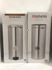 BRABANTIA 30L TOUCH BIN TO INCLUDE BRABANTIA 30L NEWLCON PEDAL BIN