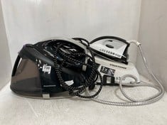 RUSSELL HOBBS STEAM POWER STEAM IRON TO INCLUDE MORPHY RICHARDS STEAM IRON IN BLACK