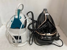 MORPHY RICHARDS POWER STEAM ELITE STEAM IRON TO INCLUDE TEFAL EXPRESS PROTECT STEAM IRON