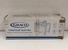 GRACO CONTOUR ELECTRA BASSINET TRAVEL COT WITH CHANGING TABLE