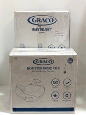 2 X BABY ITEMS TO INCLUDE CYBEX SILVER SOLUTION X2-FIX CAR SEAT