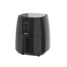 JOCCA - HOT AIR FRYER 3,8L | OIL FREE AIR FRYER | HEALTHY COOKING | 1450W POWER, TIMER 60 MIN (BLACK) | LED DISPLAY | , BPA FREE, RRP: 62.51€.