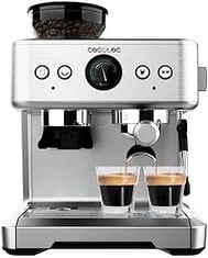 CECOTEC POWER ESPRESSO 20 BARISTA MASTER ESPRESSO MACHINE 20 BARS AND PRESSURE GAUGE 2250W. RRP: 259.00€.