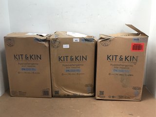 4 X KIT & KIN HYPOALLERGENIC ECO NAPPIES IN SIZE 4 & 6: LOCATION - H9