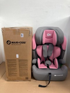 MAXI-COSI TANZA I-SIZE CHILD CAR SEAT TO INCLUDE KINDERKRAFT PINK AND GREY CAR SEAT: LOCATION - I12