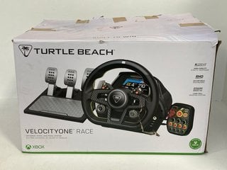 XBOX TURTLE BEACH VELOCITY ONE RACE UNIVERSAL WHEEL AND PEDAL SYSTEM - RRP £629.99: LOCATION - FRONT BOOTH