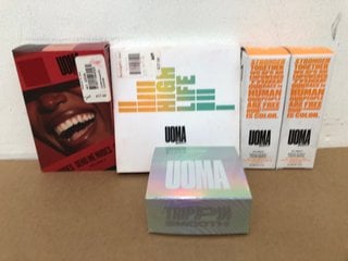 5 X HEALTH & BEAUTY ITEMS TO INCLUDE UOMA HIGH LIFE HIGHLIGHT + CONTOUR FACE PALETTE: LOCATION - I7