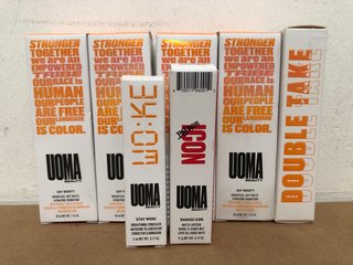 7 X HEALTH & BEAUTY ITEMS TO INCLUDE UOMA STAY WOKE BRIGHTENING CONCEALER BROWN SUGAR: LOCATION - I7