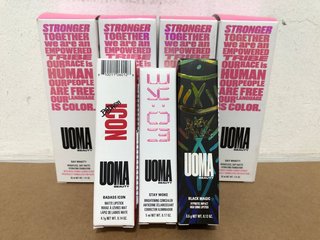 7 X HEALTH & BEAUTY ITEMS TO INCLUDE UOMA HIGH SHINE LIPSTICK IN BLACK MAGIC: LOCATION - I7