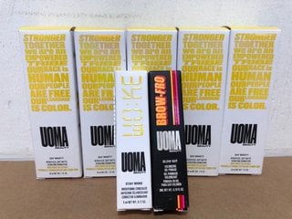 7 X HEALTH & BEAUTY ITEMS TO INCLUDE UOMA BLOWOUT VOLUMIZING GEL POMADE: LOCATION - I7