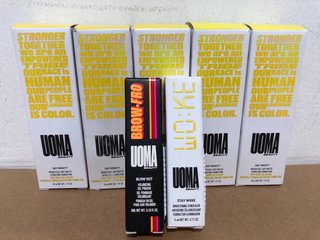 7 X HEALTH & BEAUTY ITEMS TO INCLUDE UOMA BLOWOUT VOLUMIZING GEL POMADE: LOCATION - I7