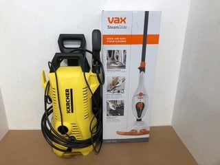 VAX STEAMGLIDE MULTIFUNCTIONAL STEAMER TO INCLUDE KARCHER PRESSURE WASHER: LOCATION - I7