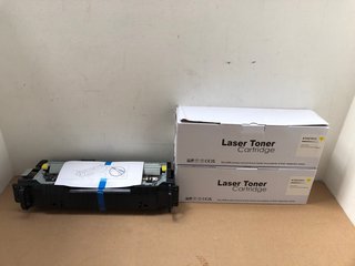 QTY OF PRINTER ITEMS TO INCLUDE 2 X YELLOW LASER TONER CARTRIDGE: LOCATION - I4