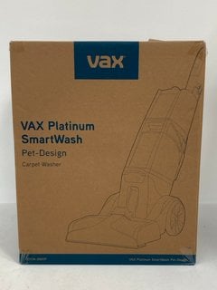 VAX PLATINUM SMARTWASH PET-DESIGN CARPET WASHER - RRP £349: LOCATION - FRONT BOOTH