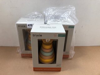 3 X TRIXIE STACKING TOY: LOCATION - I2