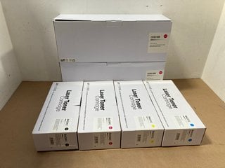 6 X ASSORTED LASER TONER PRINTER CARTRIDGES: LOCATION - J8