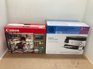 CANON PIXMA MG2551S HOME PRINTER IN BLACK TO ALSO INCLUDE HP OFFICEJET PRO 8122E HOME PRINTER IN SILVER/BLACK: LOCATION - J16