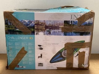 INTEX CHALLENGER K1 INFLATABLE KAYAK IN MULTI: LOCATION - J16