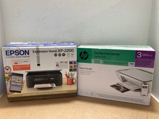 HP DESKJET 2810E HOME PRINTER IN WHITE TO ALSO INCLUDE EPSON EXPRESSION HOME XP-2200 HOME PRINTER IN BLACK: LOCATION - J17