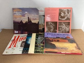 QTY OF ASSORTED VINYLS TO INCLUDE THE ROMANTIC MUSIC OF RUSSIA 12 INCH VINYL: LOCATION - E4