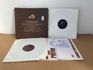 QTY OF ASSORTED VINYLS TO INCLUDE TCHAIKOVSKY CONCERTO NO.1 IN B FLAT MINOR, OP.23 VINYL: LOCATION - E6