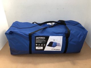 BERGHAUS AIR PORCH INFLATABLE TENT PORCH - RRP £309: LOCATION - E9