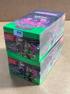 2 X BOX OF 5 POKEMON SCARLET & VIOLET SHROUDED FABLE BOOSTER BUNDLE: LOCATION - E11