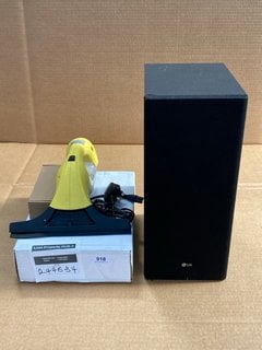 5 X ASSORTED ITEMS TO INCLUDE LG WIRELESS ACTIVE SUBWOOFER: LOCATION - E11