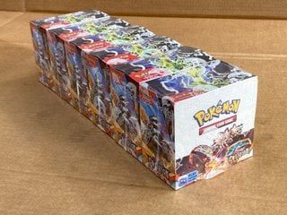 6 X BOX OF POKEMON SCARLET & VIOLET OBSIDIAN FLAMES PACKS: LOCATION - E12