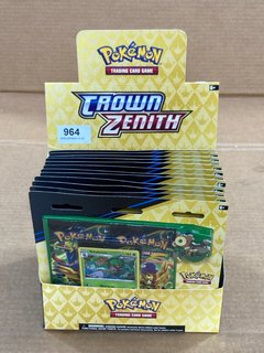 12 X POKEMON CROWN ZENITH BOOSTER PACKS: LOCATION - E13