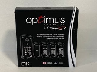 COMMTEL OPTIMUS 4G INTERCOMS E1K - RRP £745: LOCATION - FRONT BOOTH