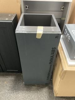 FLOOR STANDING 1 DOOR BASE UNIT IN GREY 300 X 360 X 720MM - RRP £210: LOCATION - A6