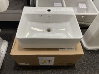 520 X 420MM 1TH CERAMIC COUNTERTOP BASIN - RRP £215: LOCATION - A6