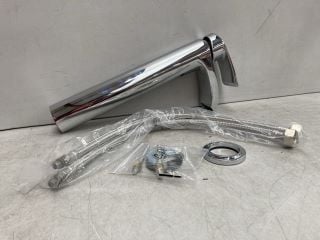 HIGH MONO BASIN MIXER TAP IN CHROME - RRP £245: LOCATION - RACKING 3