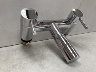 DECK MOUNTED BATH FILLER IN CHROME - RRP £275: LOCATION - RACKING 3