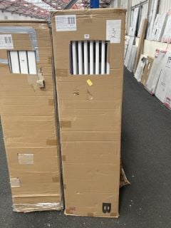 TRADITIONAL VERTICAL 10 X 4 COLUMN CAST IRON STYLE RADIATOR IN WHITE 1800 X 470MM - RRP £875: LOCATION - BACK RACK