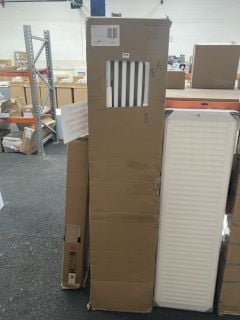 TRADITIONAL VERTICAL 8 X 3 COLUMN CAST IRON STYLE RADIATOR IN WHITE 1800 X 380MM - RRP £745: LOCATION - BACK RACK