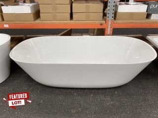 VILLEROY & BOCH 1750 X 800MM MODERN ACRYLIC DOUBLE ENDED FREESTANDING BATH - RRP £4199: LOCATION - B3