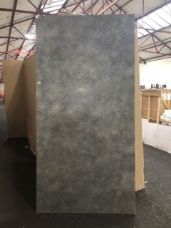 (COLLECTION ONLY) PERFORM WALL/SHOWER PANEL 2400 X 1200MM IN OYSTER MARBLE - RRP £245: LOCATION - B6 ISLAND